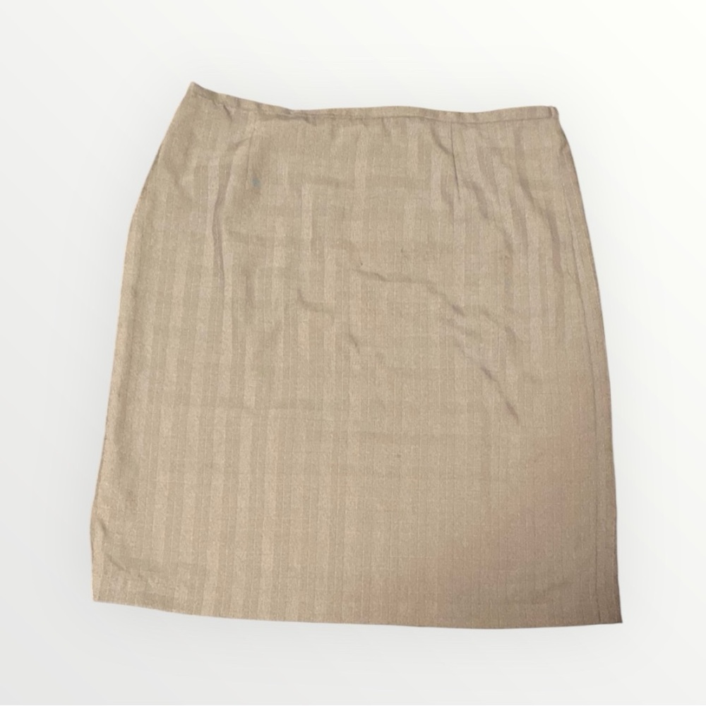 Elegant Suit gray MIDI Skirt NWOT